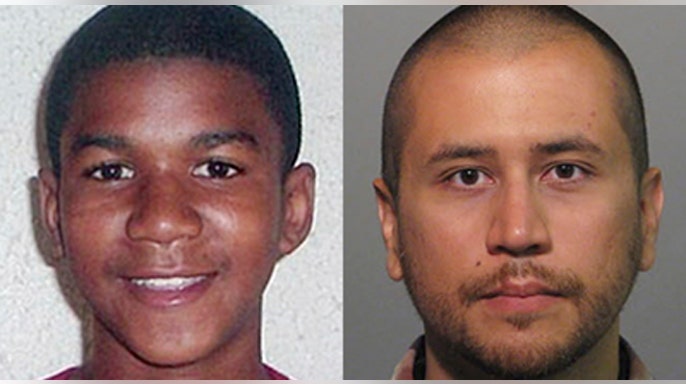 Trayvon Martin and George Zimmerman.