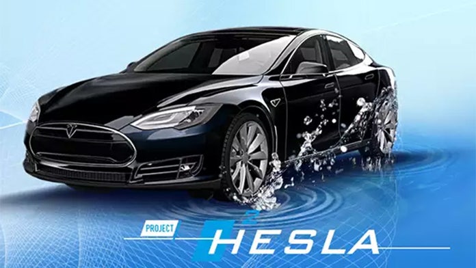 Meet the ‘Hesla,’ a modded Tesla Model S that runs on hydrogen fuel