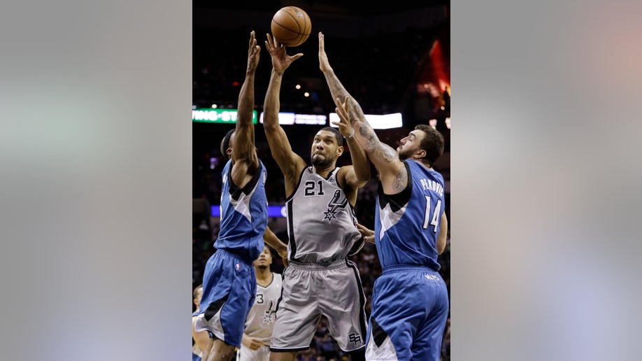 1a2f8d31-Timberwolves Spurs Basketball