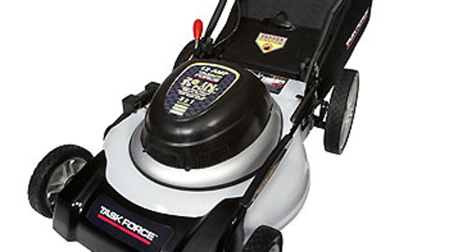 Task force push online mower