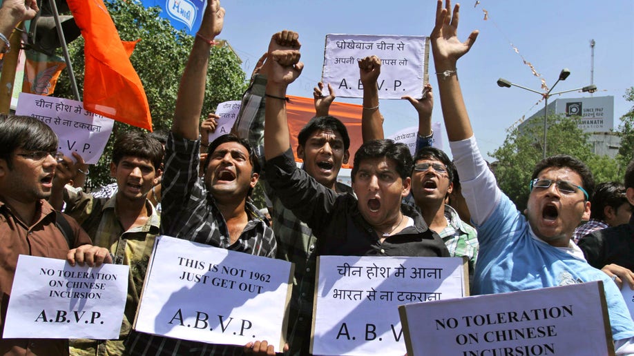 India China Protest