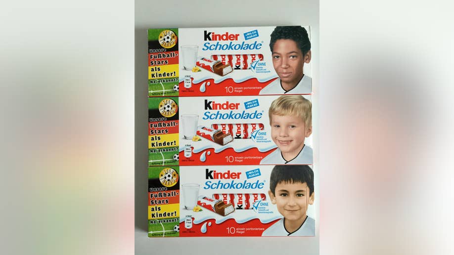 German far-right angry at soccer team's photos on candy bars | Fox News