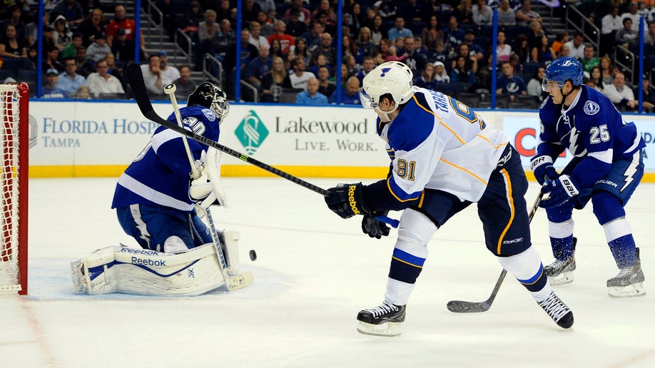 Connolly Scores Tiebreaking Goal, Leads Lightning To 4-2 Win Over Blues ...