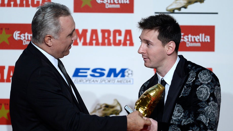 Spain Messi Golden Boot