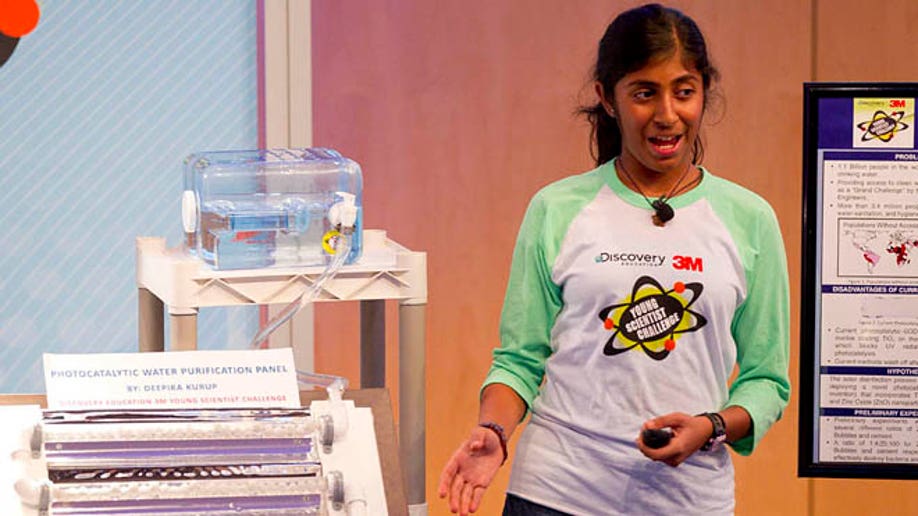 Young scientist of the year's invention could clean water for 1.1