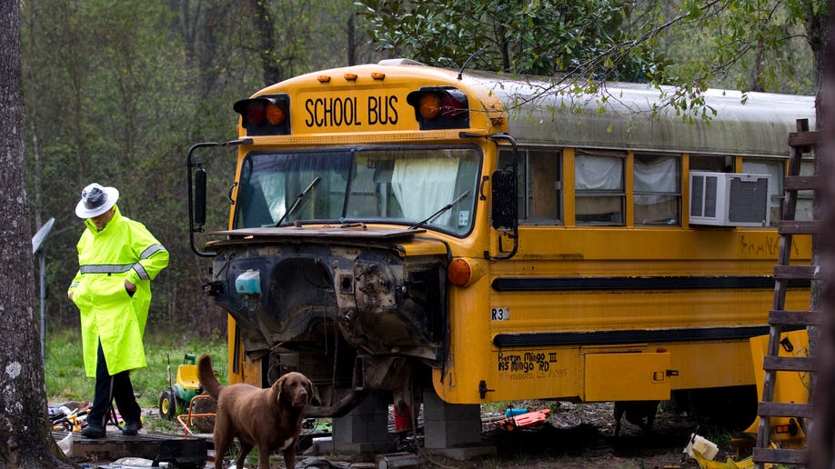 Children Abandoned Bus