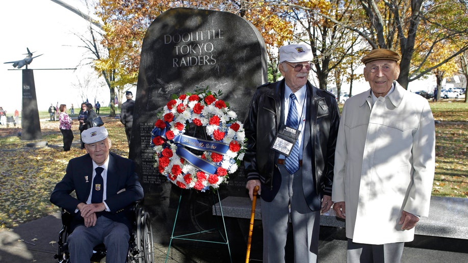 APTOPIX Doolittle Raiders Final Toast