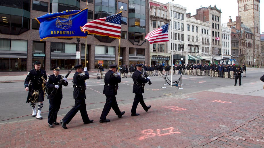 Boston Marathon Finish Line