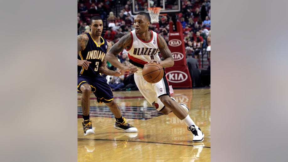 Pacers Trail Blazers Basketball