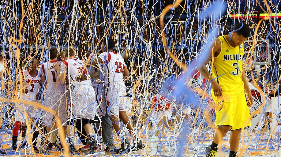 APTOPIX NCAA Final Four Michigan Louisville Basketball