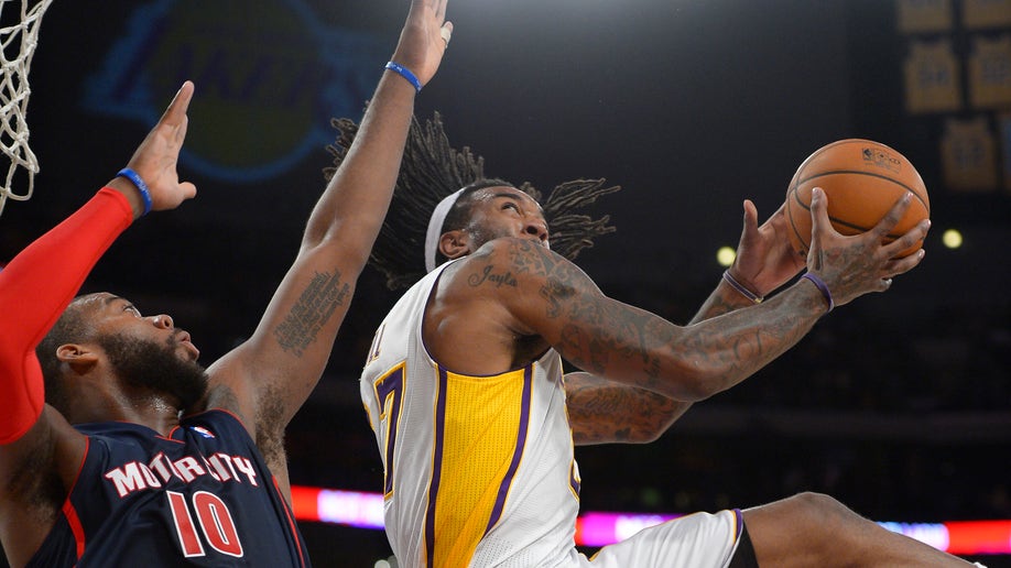 Pistons Lakers Basketball