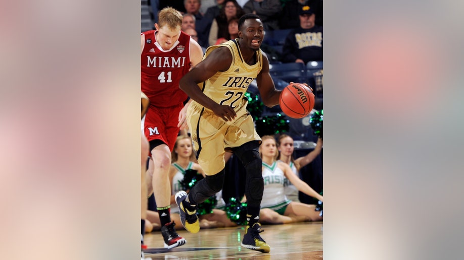 Miami Ohio Notre Dame Basketball