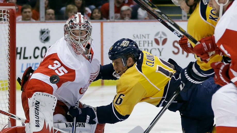 Predators Red Wings Hockey