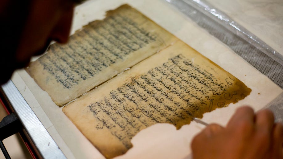 Mideast Jerusalem Mosque Manuscripts