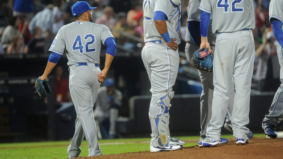 Royals Braves Basaeball