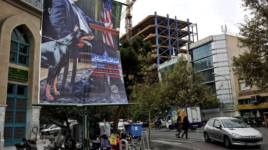 Mideast Iran Poster Pressures