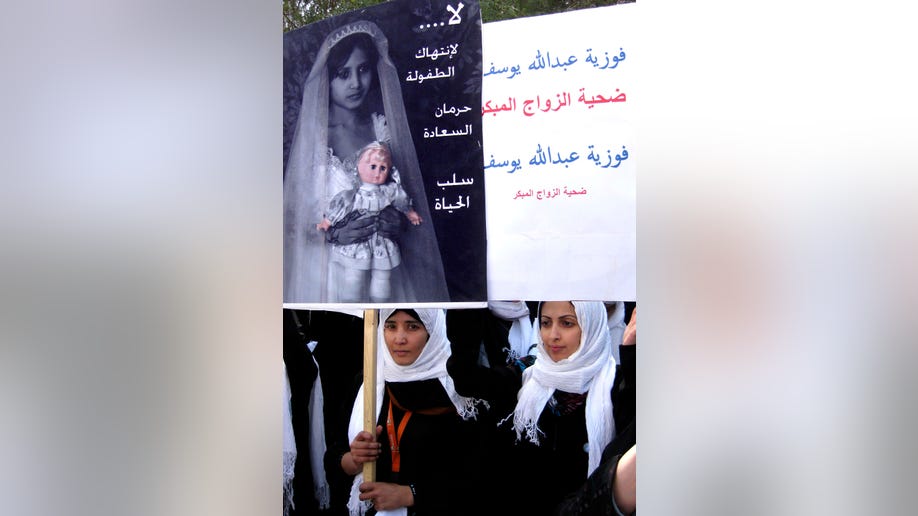 Mideast Yemen Child Marriage