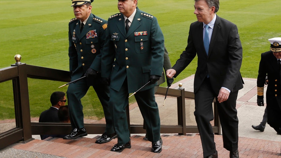 Colombia Military Ceremony