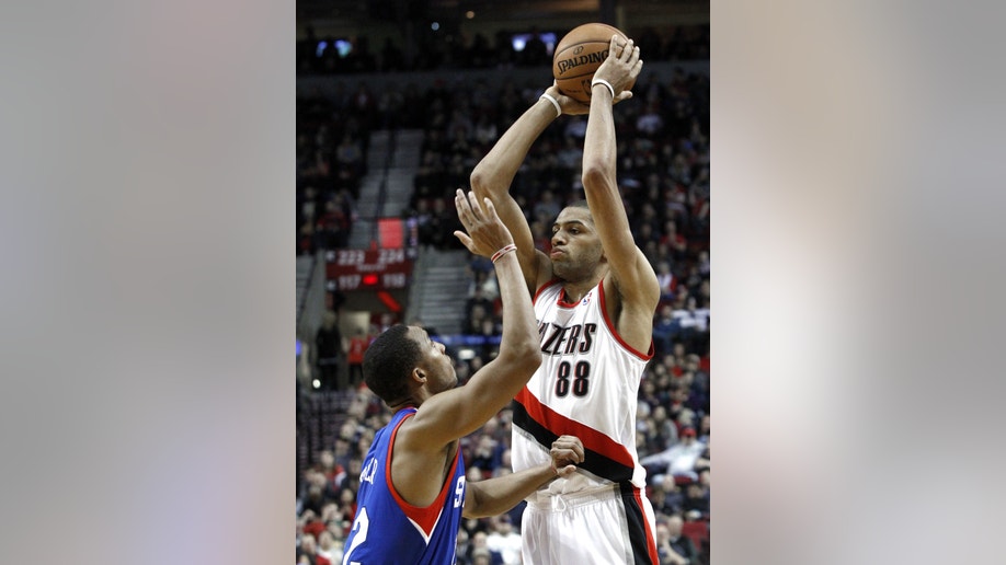 76ers Trail Blazers Basketball