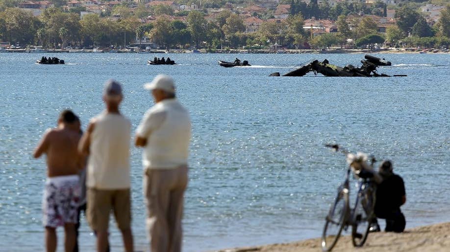 Greek Military Helicopter Crash Lands In Sea During Training Fox News Greek Military Helicopter Crash Lands In Sea During Training Fox News
