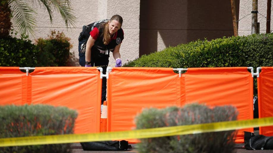 Man, woman dead, 2 kids shot outside Vegasarea day care Fox News