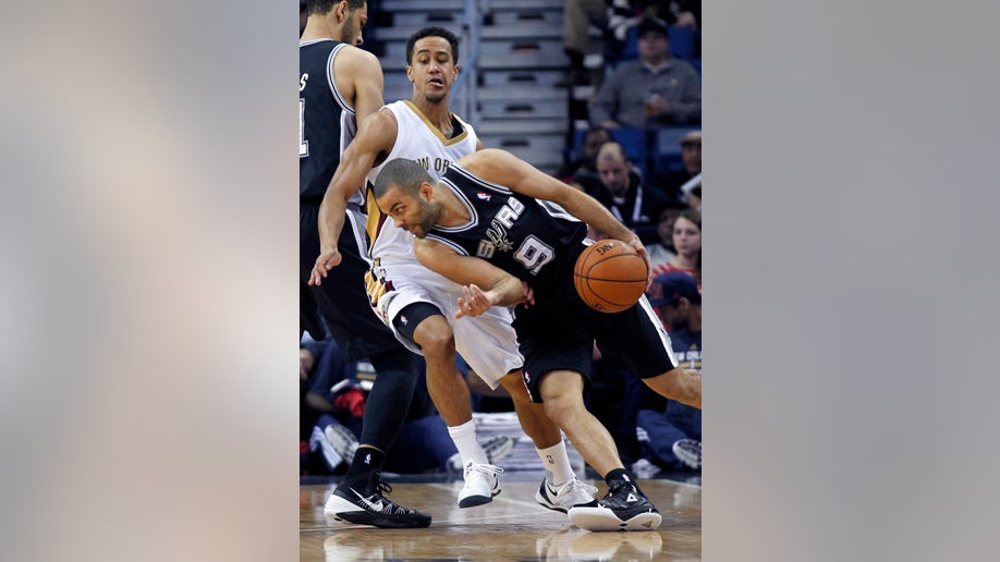 Spurs Pelicans Basketball