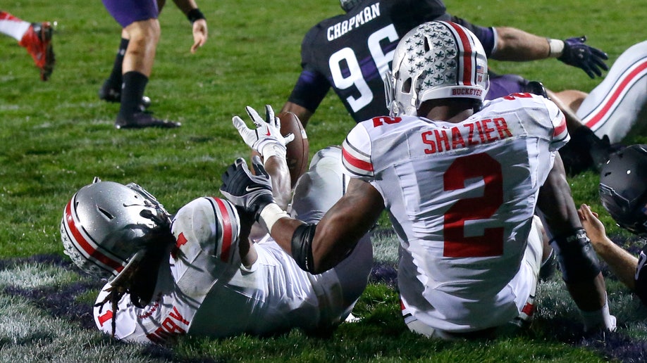 Ohio St Northwestern Football