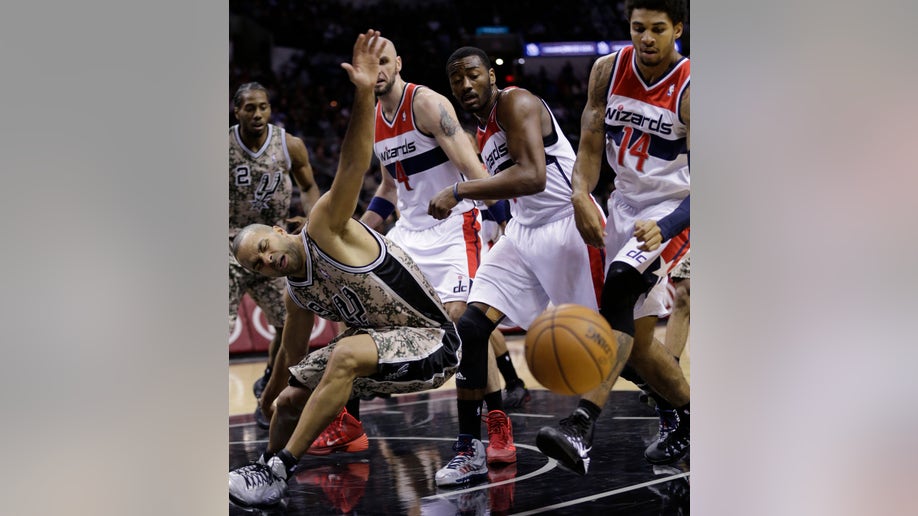 cecda14a-Wizards Spurs Basketball