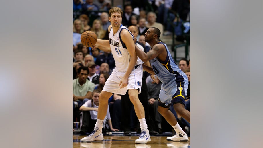 Grizzlies Mavericks Basketball