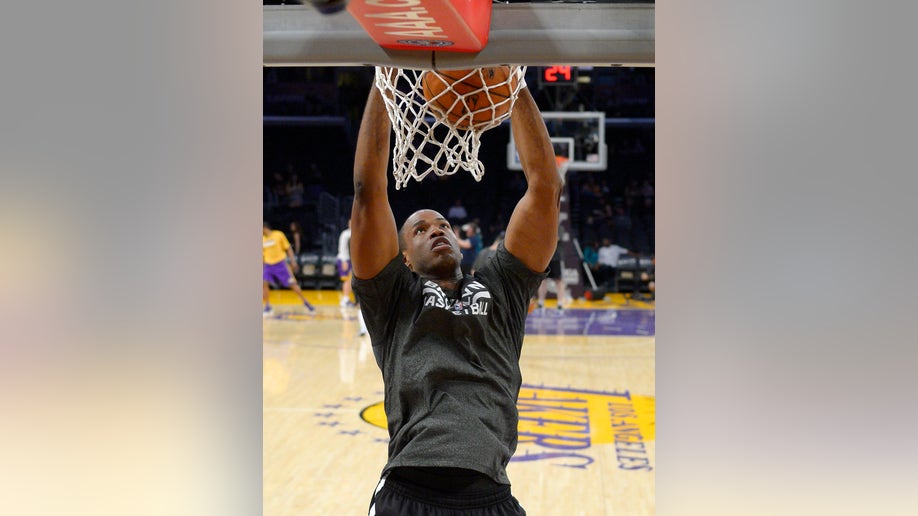 Nets Lakers Collins Basketball