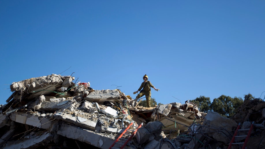 Mideast Israel Palestinians Drill