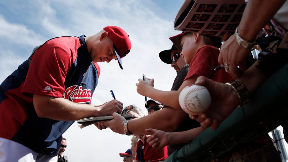 Reds Indians Spring Baseball