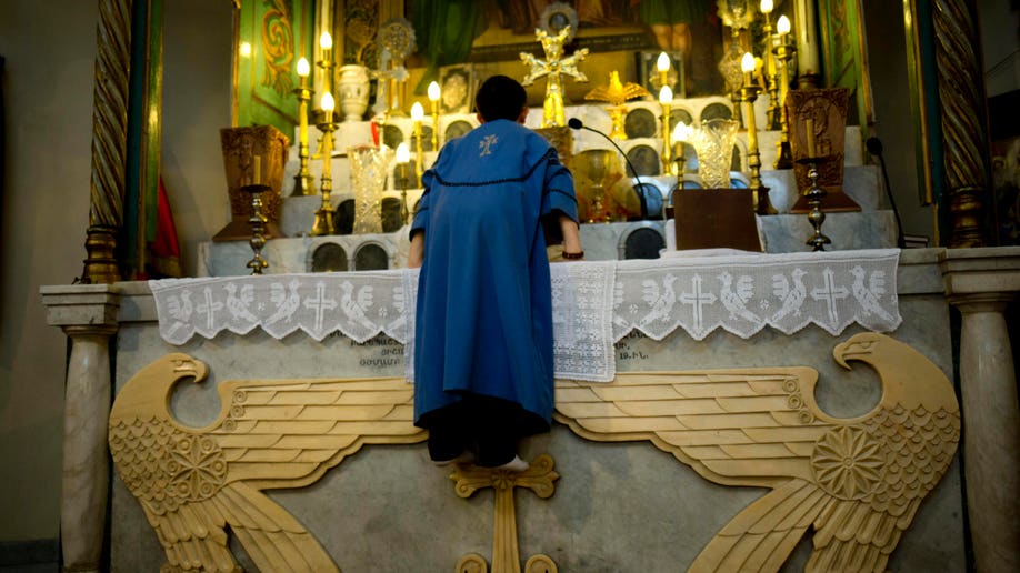 APTOPIX Mideast Syria Beleaguered Christians