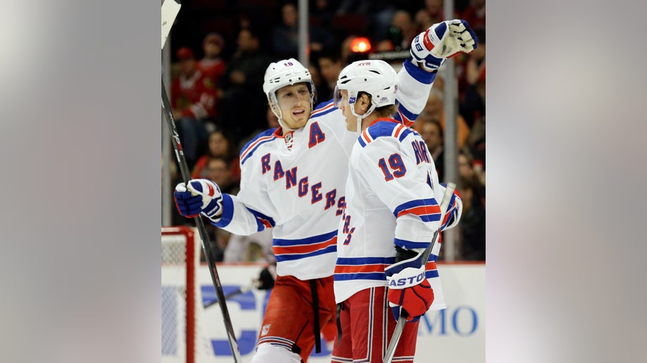 Rangers Blackhawks Hockey