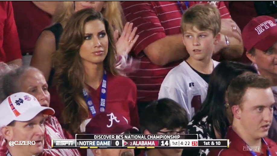 Miss Alabama Katherine Webb becomes star of the BCS title game | Fox News