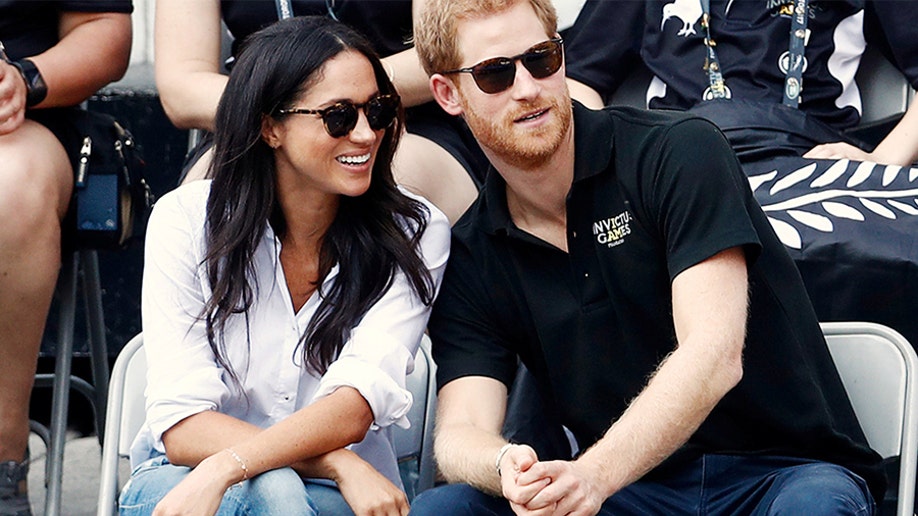 Prince Harry and Meghan Markle at the 2017 Invictus Games