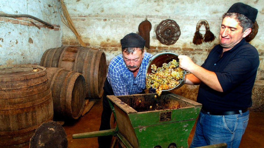 Russia Georgian Wine