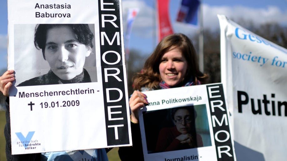 Germany Russia Protest