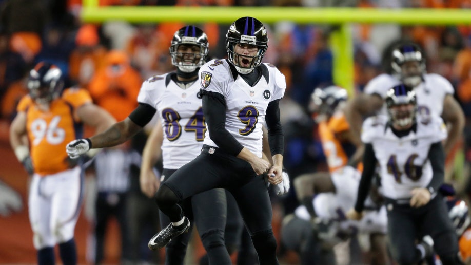 Playoff Upset Ravens Beat Manning And Broncos 38 35 In Double Overtime 