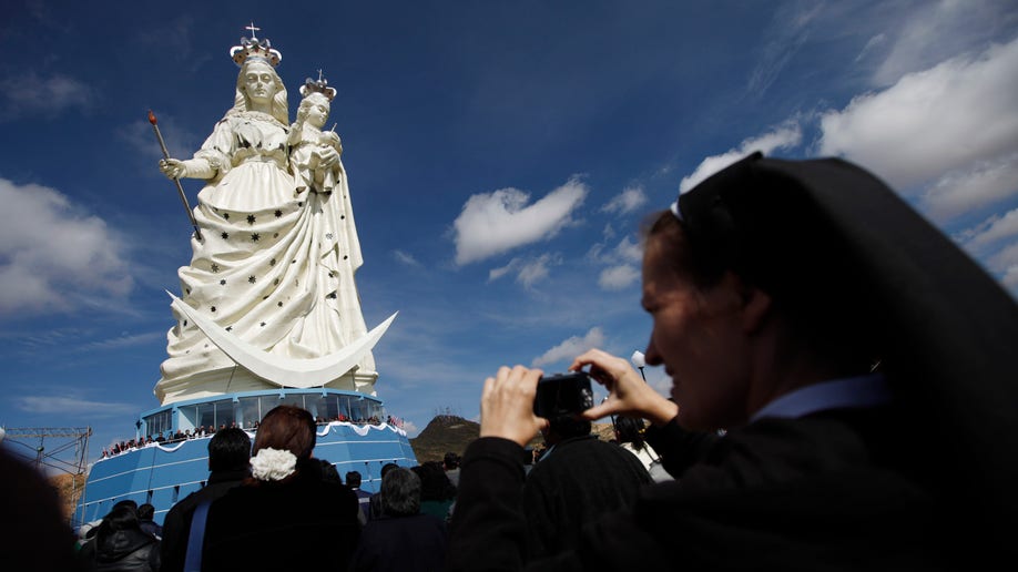 Bolivia Virgin Statue