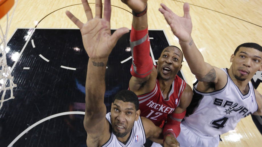 Rockets Spurs Basketball
