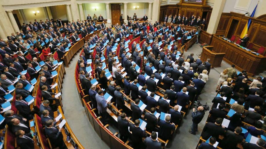 ProWestern Ukraine parliament opens for its first session since