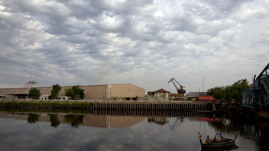 Argentina Sewage River