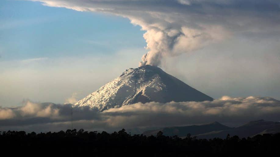 Image result for cotopaxi eruption ash