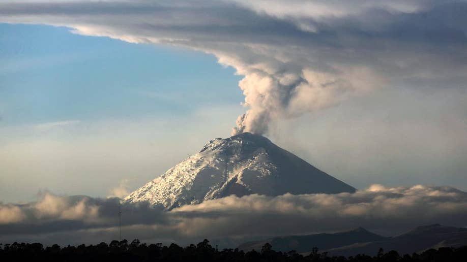 Image result for cotopaxi eruption ash