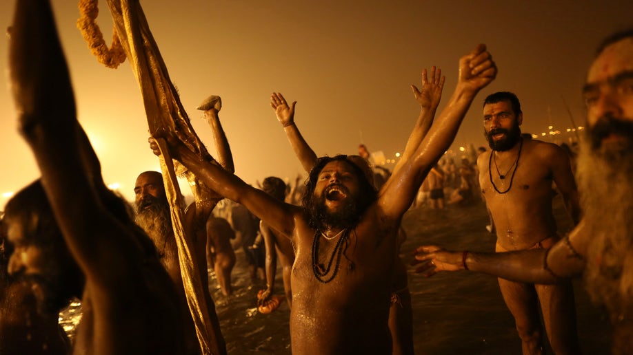 Millions Of Hindus Plunge Into Ganges River In Indian Festival Ritual