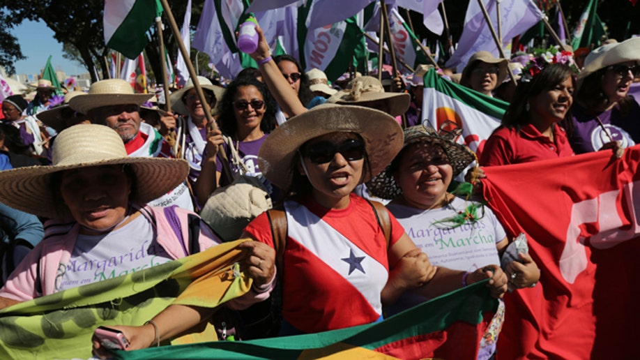 Thousands of rural women in Brazil march against gender inequality Fox News