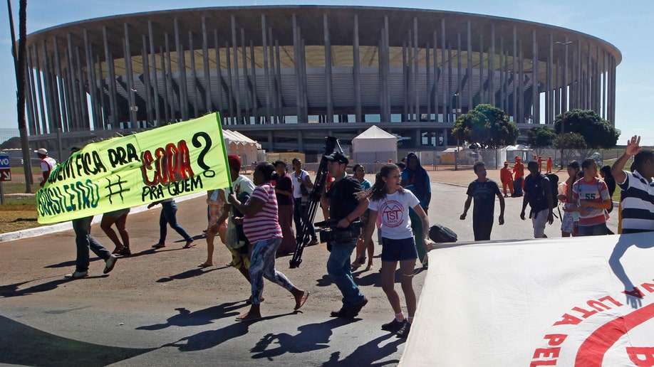 Brazil Soccer Confed Cup Protest