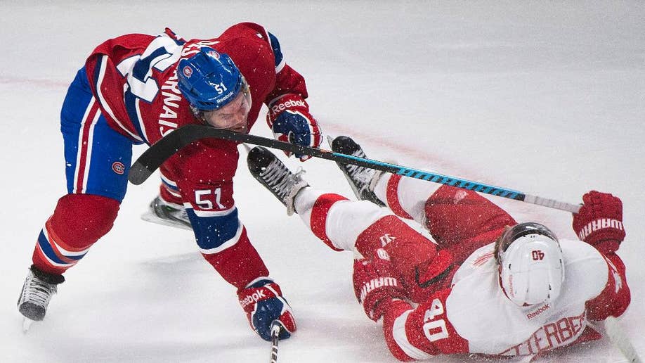 Desharnais OT Goal Gives Canadiens 2-1 Comeback Win Over Red Wings ...