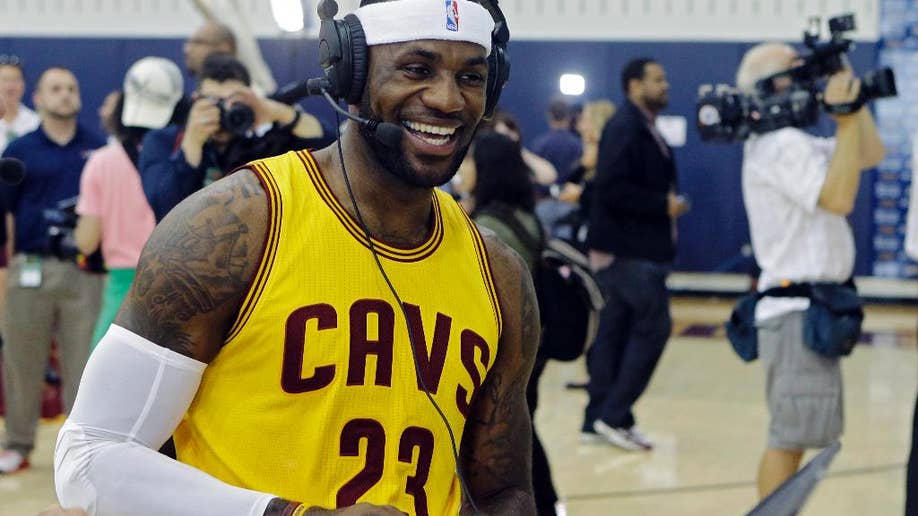 lights camera action lebron